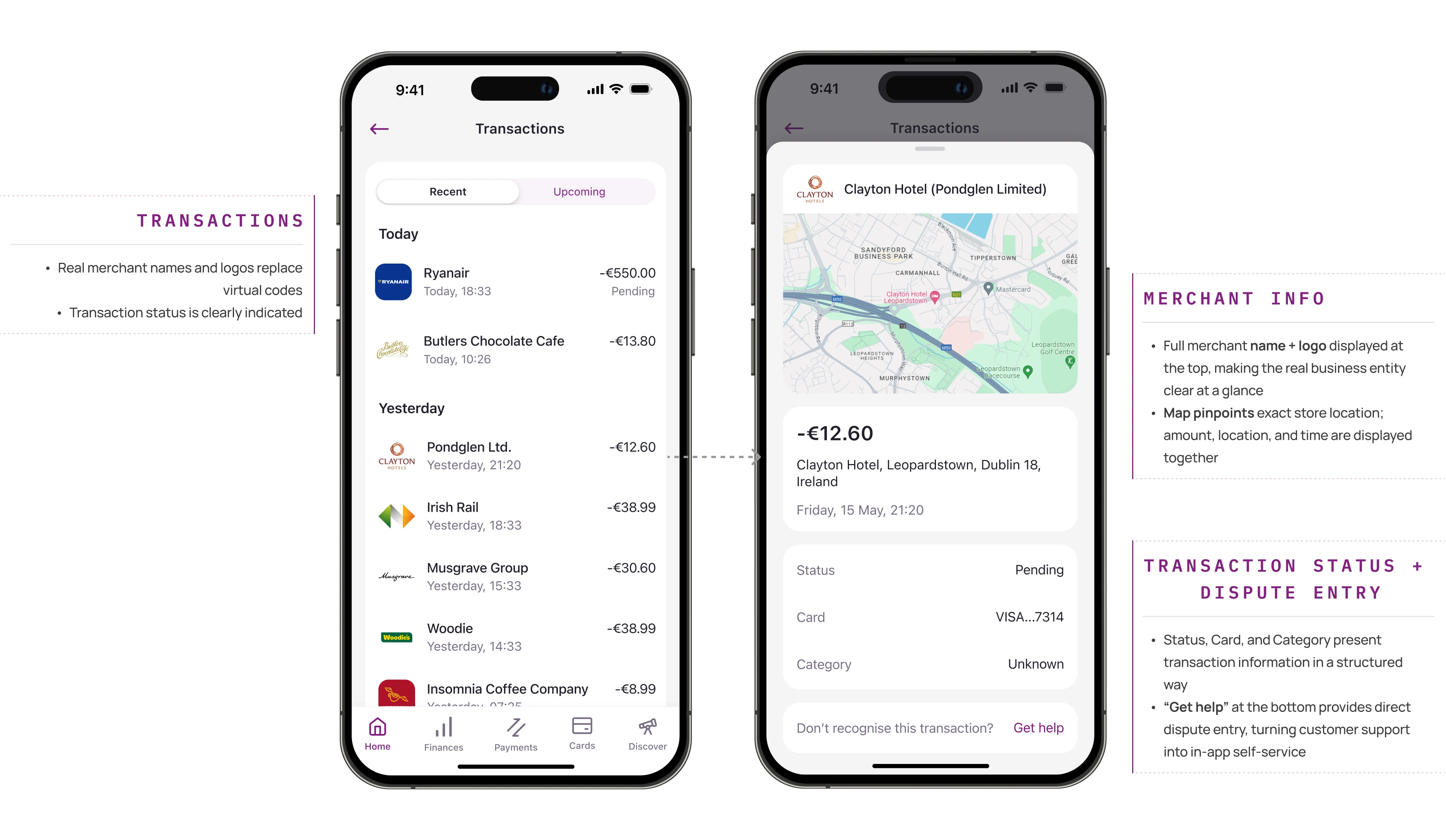 TRANSACTION detail iteration