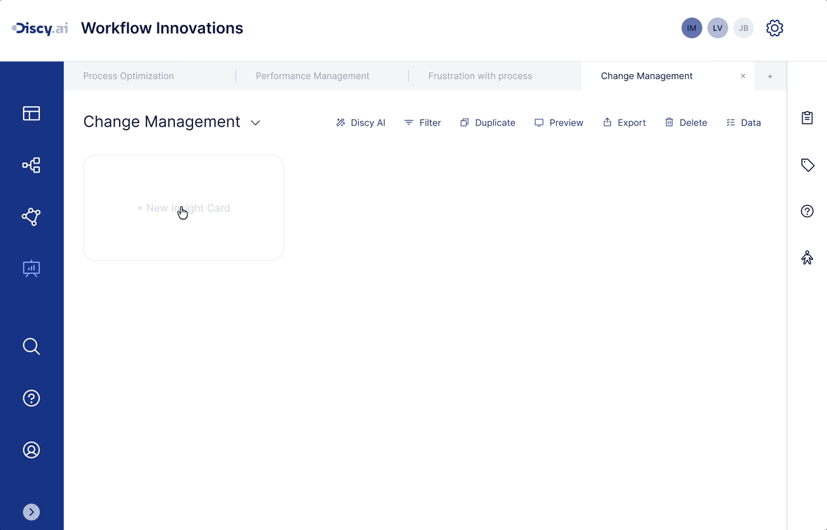 New insight card  -  canvas building block