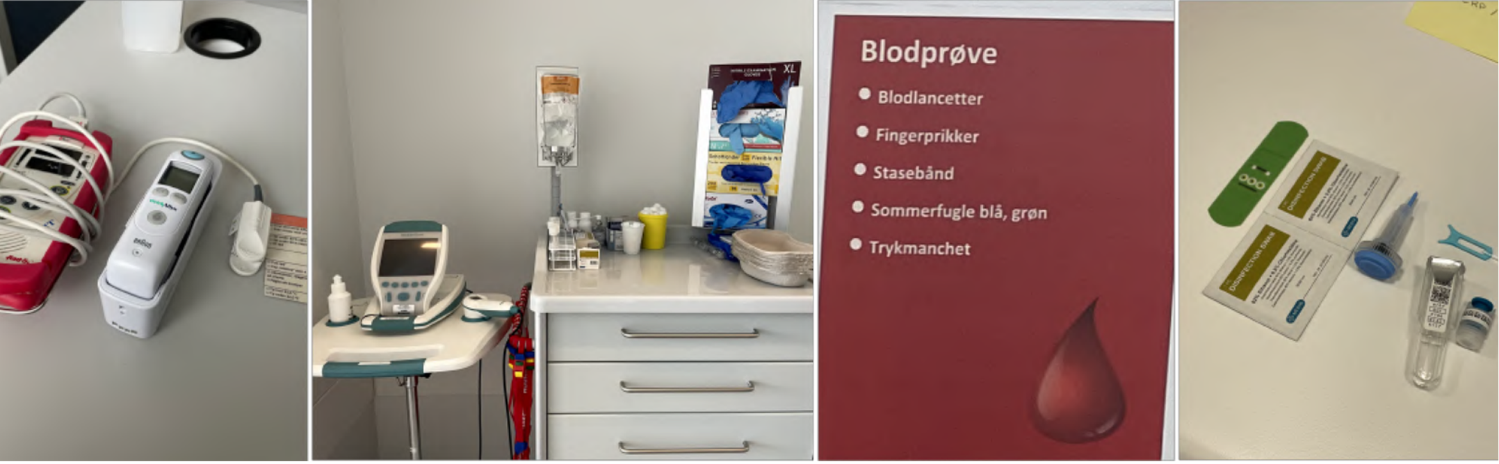 Nurse shadowing at Herlev PED